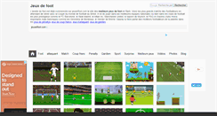 Desktop Screenshot of jeuxetfoot.com